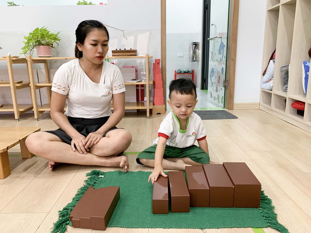 Trường mầm non montessori ở Thủ Đức vơi cơ sở vật chất hiện đại, học cụ nhập khẩu từ châu âu