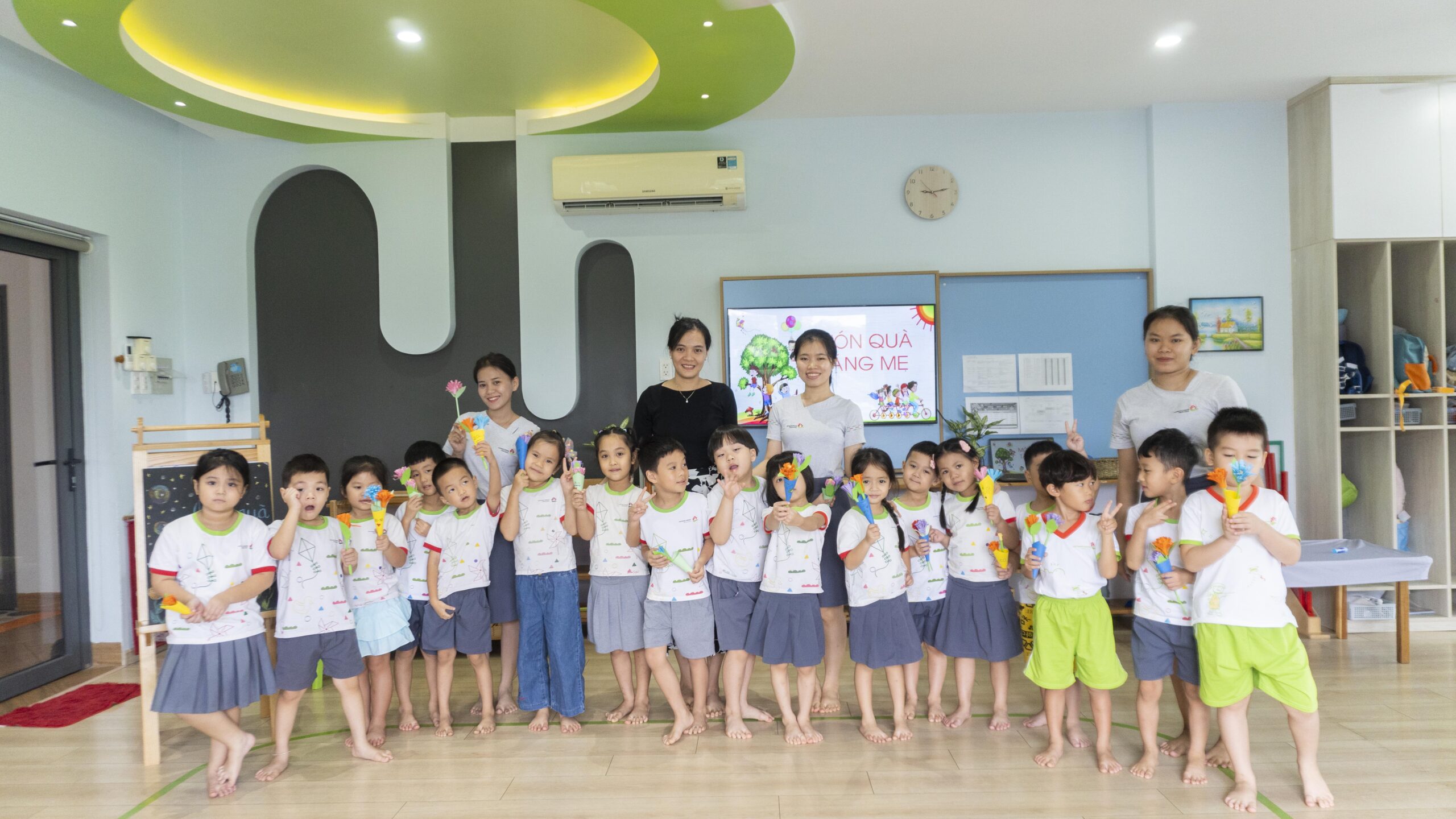 học cùng nhau tại trường mầm non montessori tai thủ đức